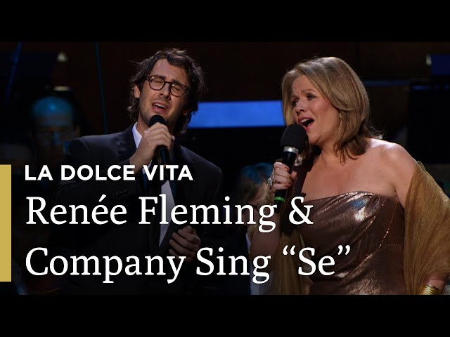 Ennio Morricone's Se Performed by Josh Groban, Renée Fleming u0026 Joshua Bell | La Dolce Vita | GP class=