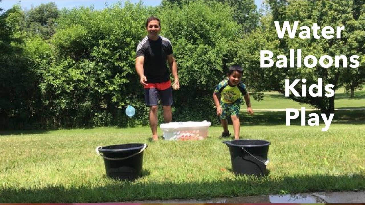 Water Balloons Kids Play Bunch o Balloons water balloons water
