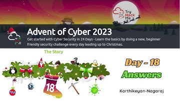 Advent of Cyber 2023 - Day 18 Writeup with Answers by Karthikeyan Nagaraj | TryHackMe Walkthrough