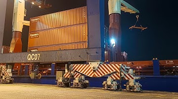 Quay Crane Operation: Daily Routine/ MC Achiever MORETA Cargo Ship for Unloading/ Episodd 23