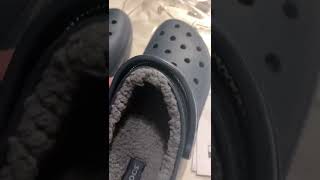 Fur lined Crocs unboxing