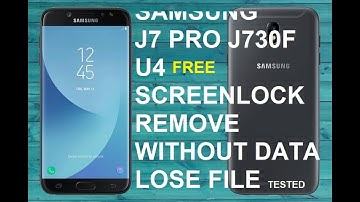 Samsung J7 pro J730f U4 Screenlock remove without data Lose