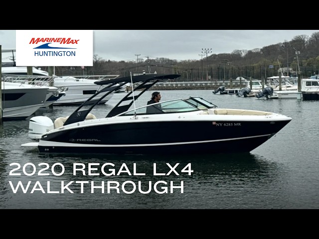 Tom　　REGAL worth coiiection 2020 Regal LX4 For Sale at MarineMax Huntington, NY - YouTube