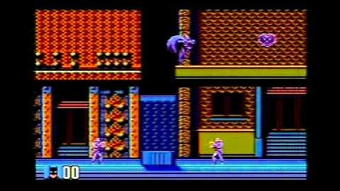 Sega Master System BatMan Returns Title / Intro Screen And Attract Mode Demo 1992