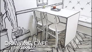 DRAWING CAFE IN SEOUL?! | CAFE 연남동239-20