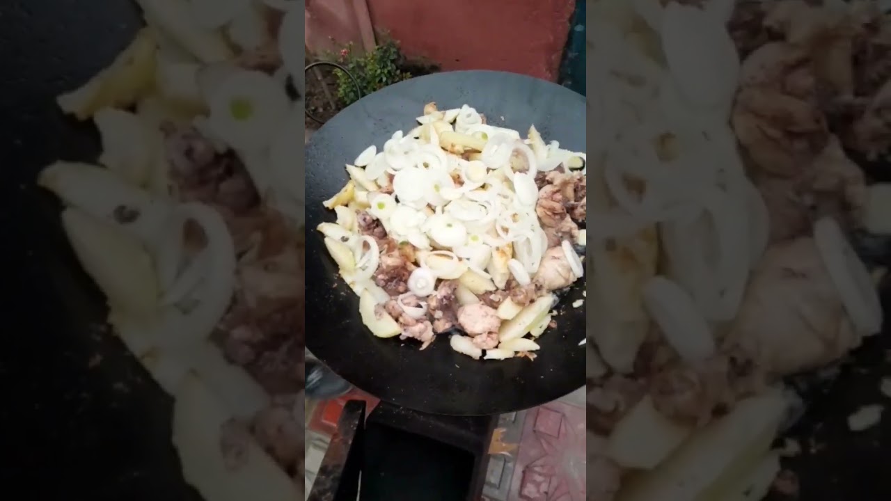 Toyuqlu sac yemeyi🤗