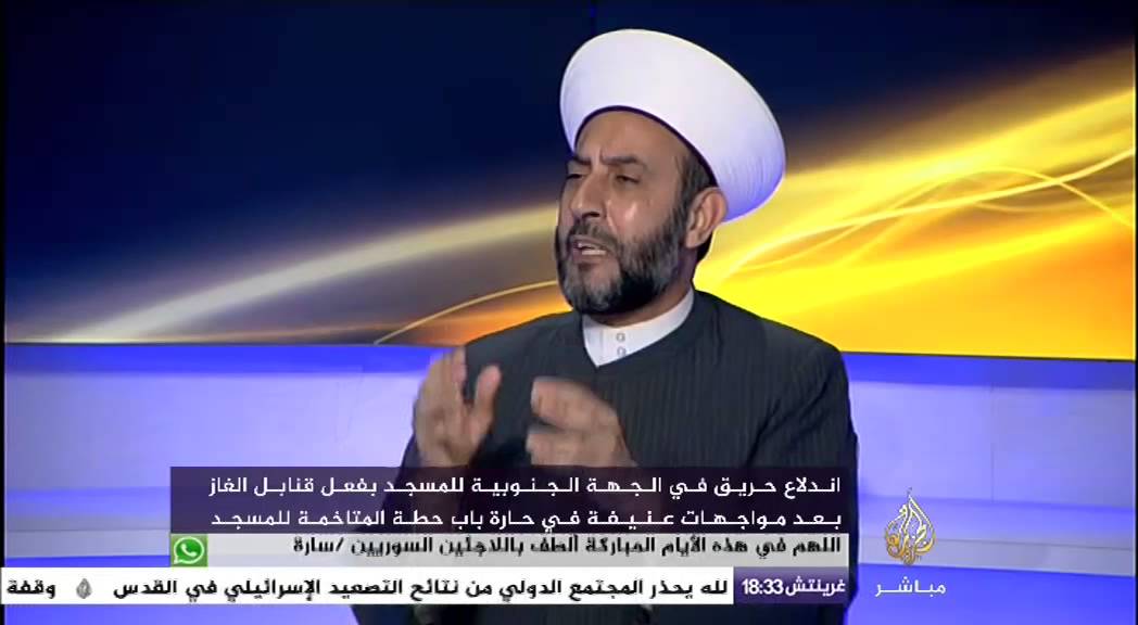 حوار خاص مع رئيس لجنة القدس د. أحمد العمري حول مخططات تهويد الأقصى