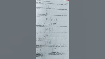 Matrix and Various Type of Matrix
