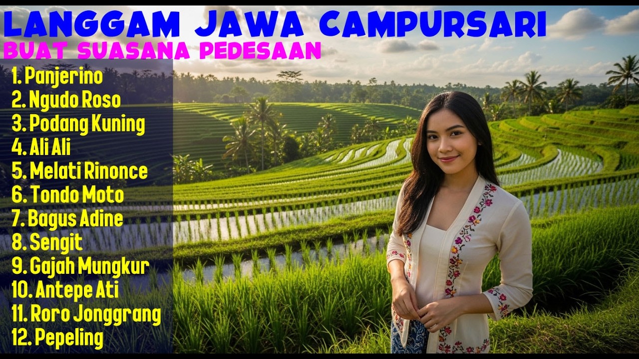 LANGGAM JAWA CAMPURSARI KOMPLIT PALING 🛤️ MANTAP BUAT SUASANA PEDESAAN YANG MASIH ASRI DAN TENANG