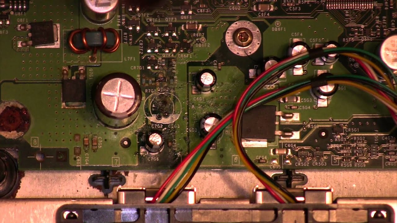 Original XBOX Clock Capacitor Leak YouTube