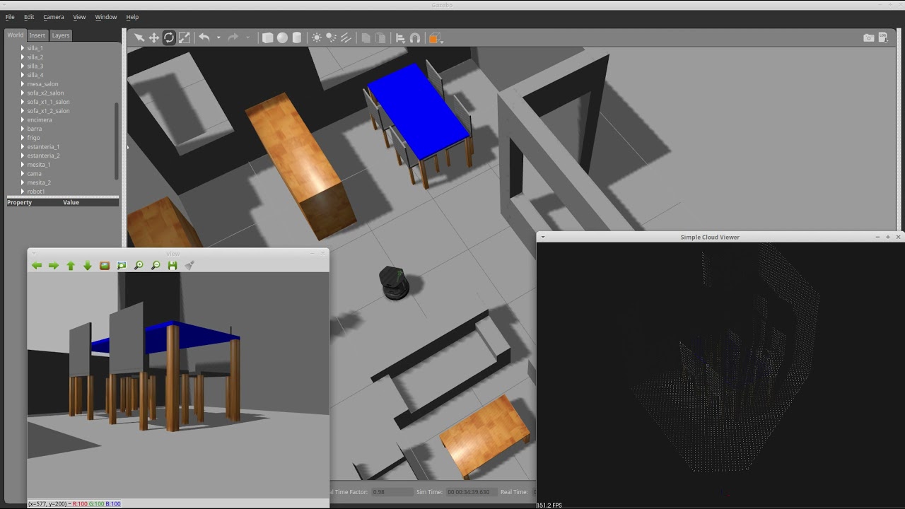 TurtleBot ipc mapping with Point Cloud Library