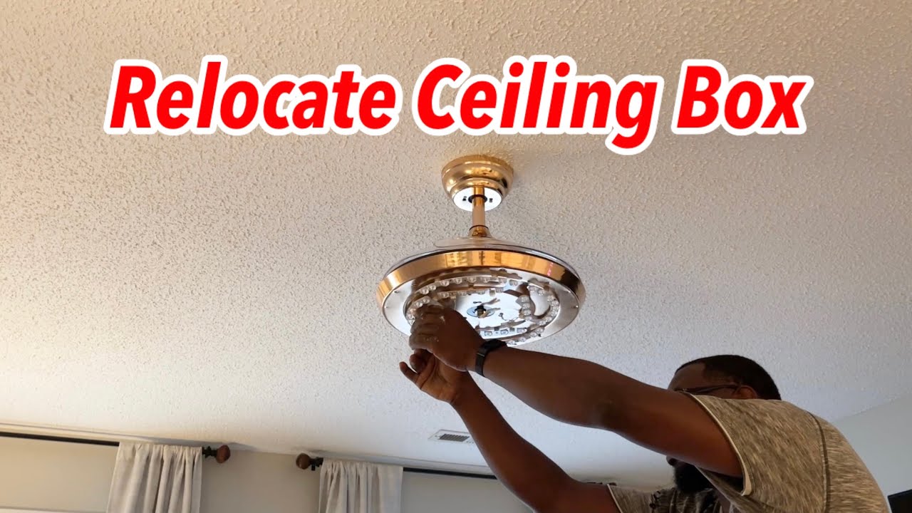 Diy Relocate Ceiling Electrical Box