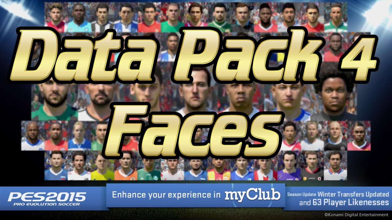 PES 2015 | Data Pack 4 Faces