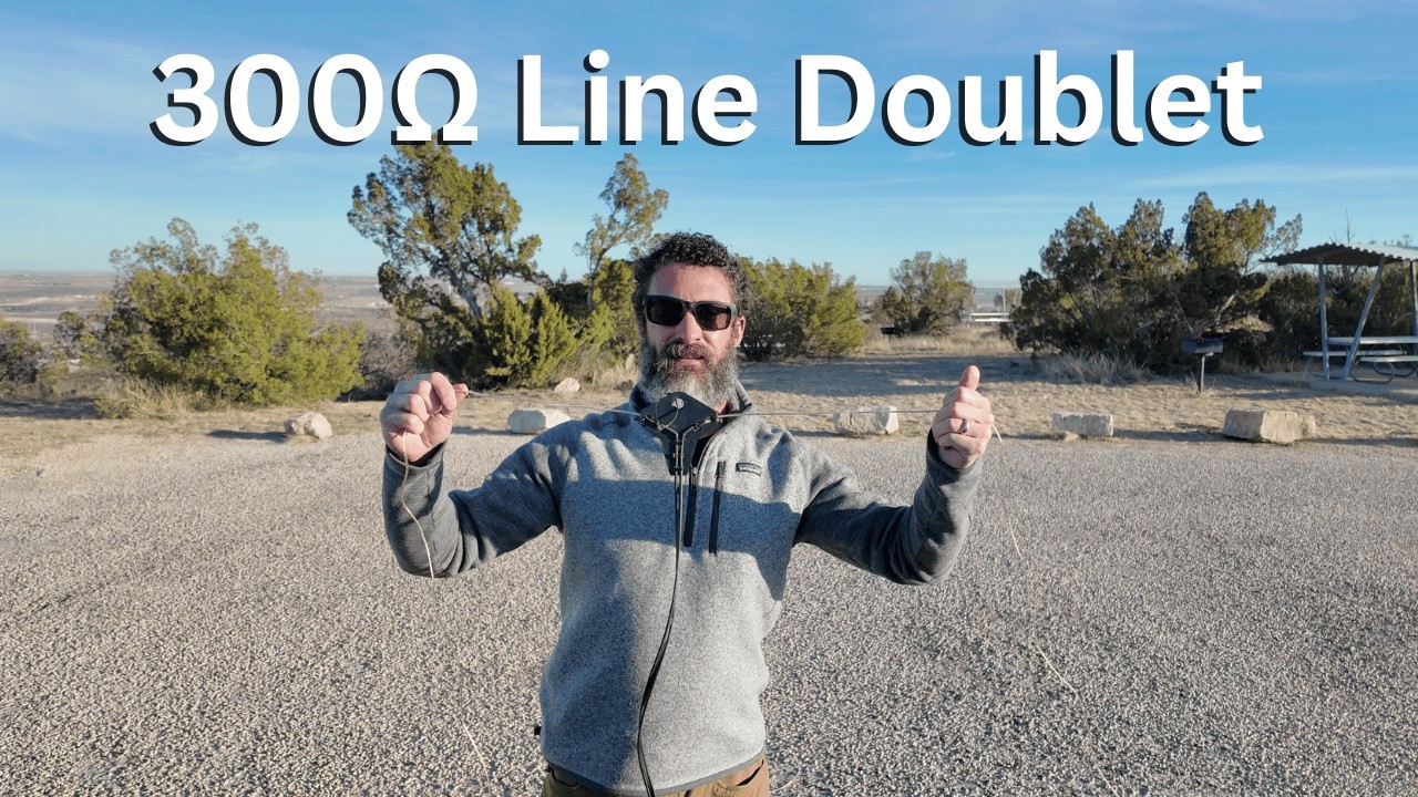 66' Doublet with 300 Ohm Line | Efficient Portable Antenna