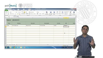 Crear un archivo de Excel nuevo como duplicado de otro ya existente |  | UPV