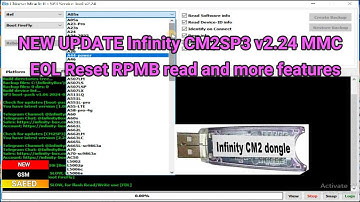 NEW UPDATE Infinity CM2SP3 v2 .24 MMC EOL Reset RPMB read and more features BY NEW GSM SAEED