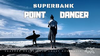 POINT DANGER ☠️ Najlepsi spot pre surferov?! |Snapper Rocks GoldCoast Australia|