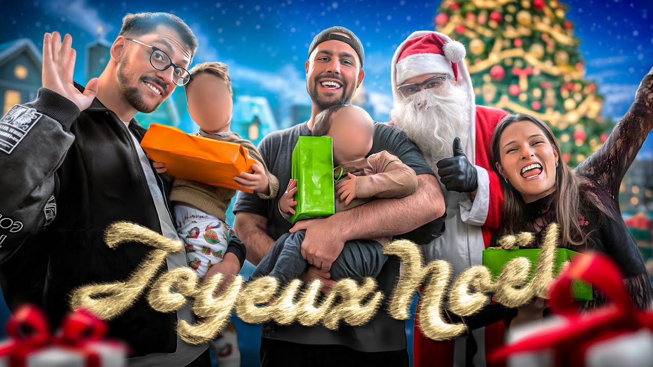 LeBouseuh fait le Père Noël pour les enfants 🎅🏼 (c’est à mourir de rire) 
