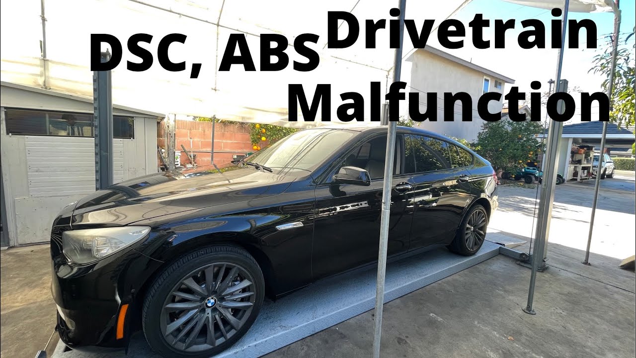 2010 BMW F07 550i GT NOT the abs sensor problem Solution. DCS ABS light