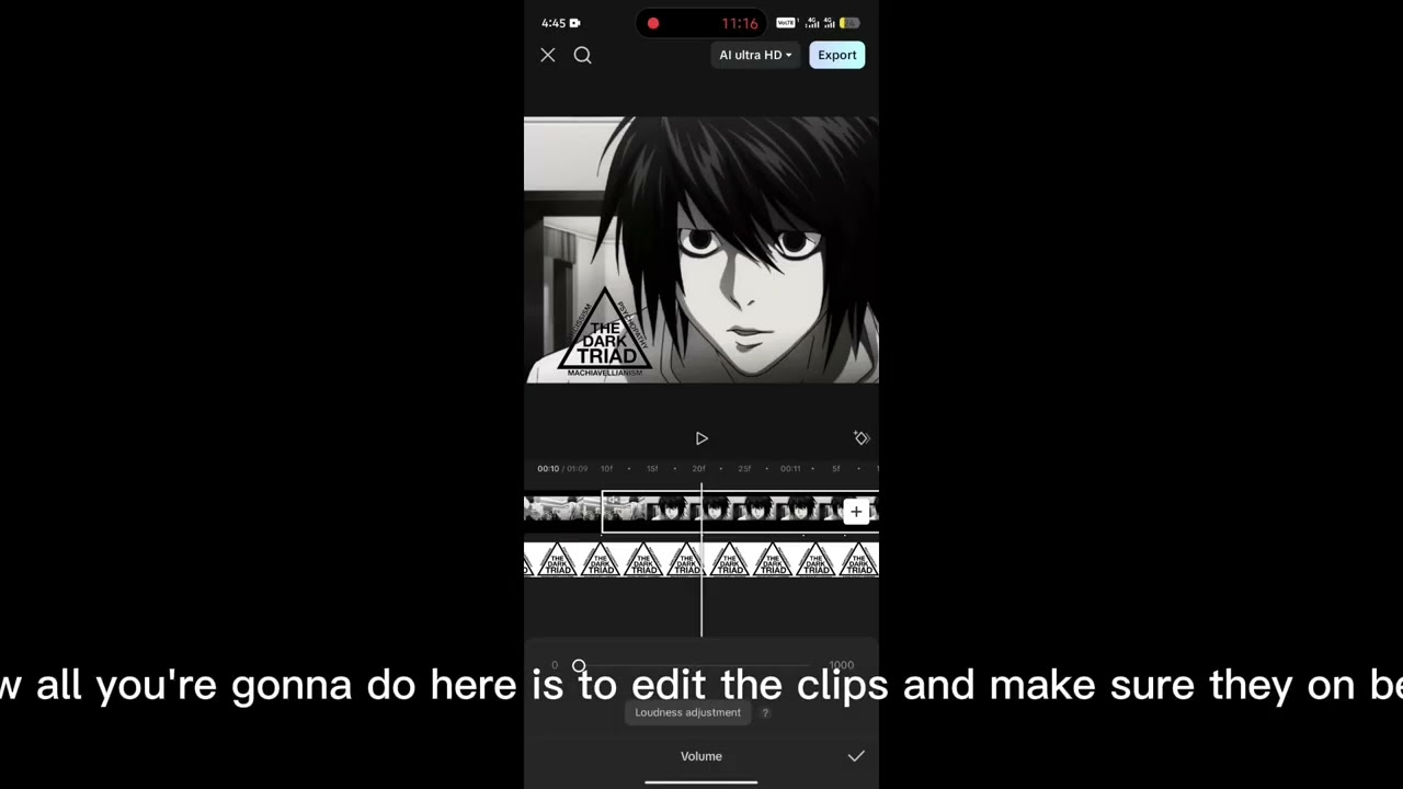 The dark triad trend edit tutorial on capcut (For beginners only)