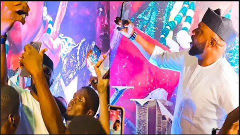 Man Of The Moment! Everywhere Scatter As Odunlade Adekola Storms Femi Adebayo’s Movie Premiere