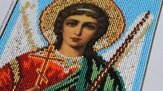 Вышивка бисером. Икона ювелирным бисером. Вышивка бисером. Икона ювелирным бисером.