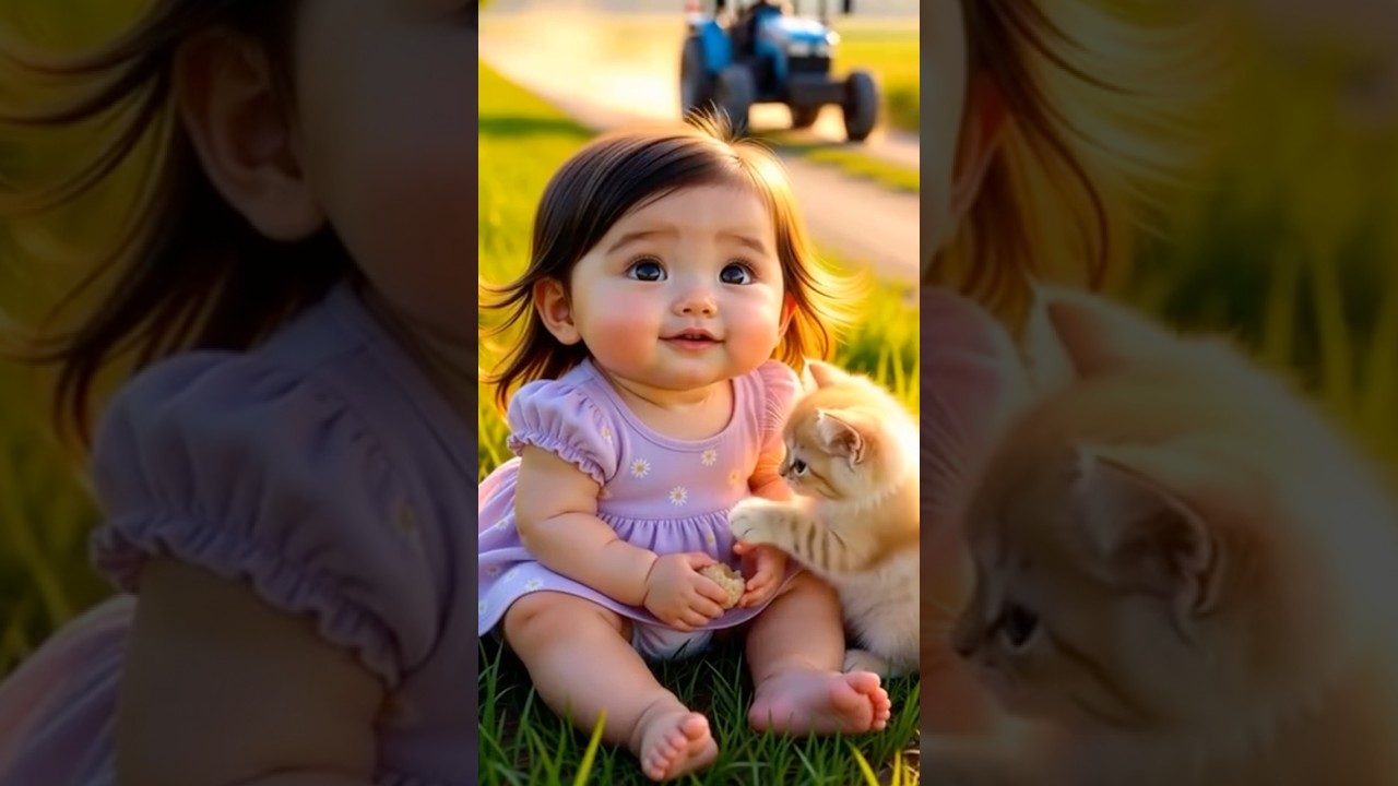 Baby Evolution: A tractor is coming up to the Baby 😨 