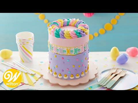 How to Make an Easter Fault Line Cake  Wilton