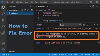 [FIX] 'gcc' is not recognized as an internal or externa... | Doovi
