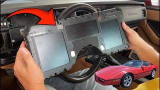 How To Remove Digital Gauge Cluster On A 1984-1989 Chevrolet Corvette C4
