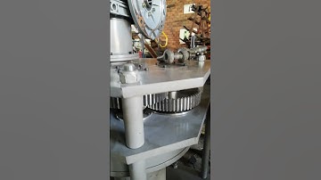 INSPECTING ASSEMBLED MINING WINCH AFTER FITTING IN THE MECHANICAL WORKSHOP