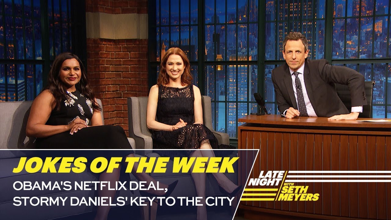 bill hader the office Seth's Favorite Jokes of the Week: Obama's Netflix Deal, Stormy Daniels' Key to the City