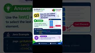 5 Playwright Interview Questions on Multiple Elements | Playwright with Java | GroTechMinds