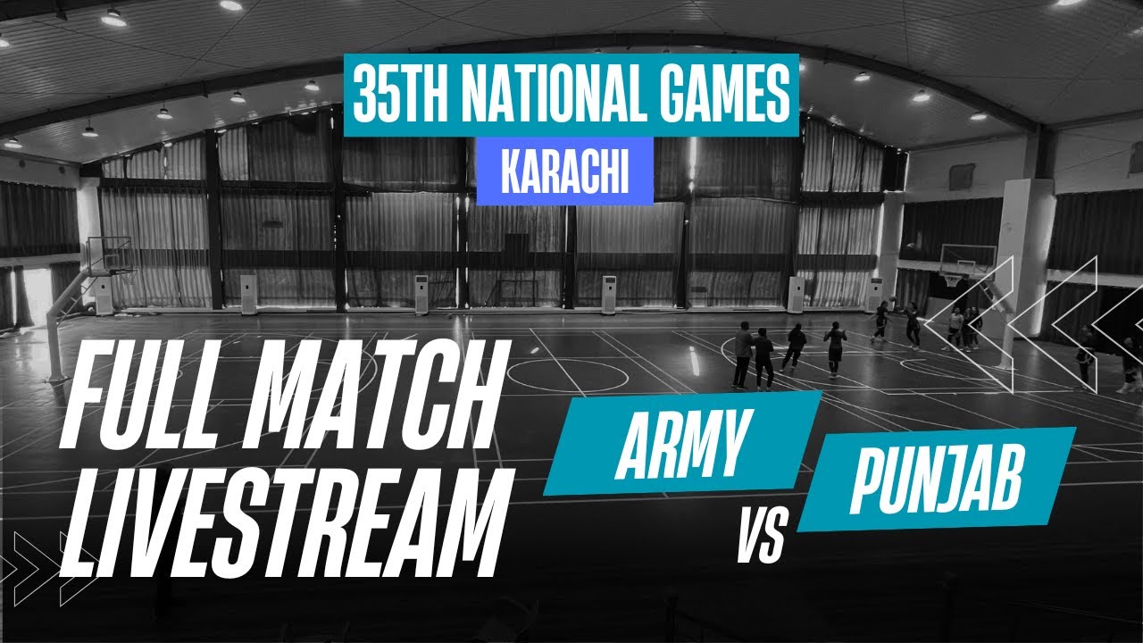 ARMY vs PUNJAB | WOMEN'S BASKETBALL | 35th National Games | Match 6