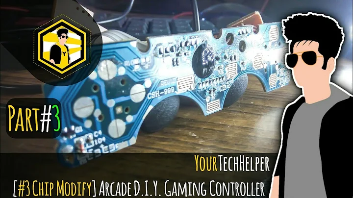 [D.I.YGadget] Making Arcade Stick Gaming Controller PART#3 Chip Modification #Diy #Tutorial #Gadget