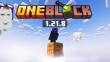 How To Download & Play OneBlock Skyblock 1.21.8 for Minecraft - Get & Install Map (NO MODS)