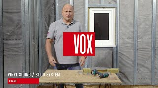 VOX Installation video VINYL SIDING & SOLID FACADE PANELS part 00  FRAME