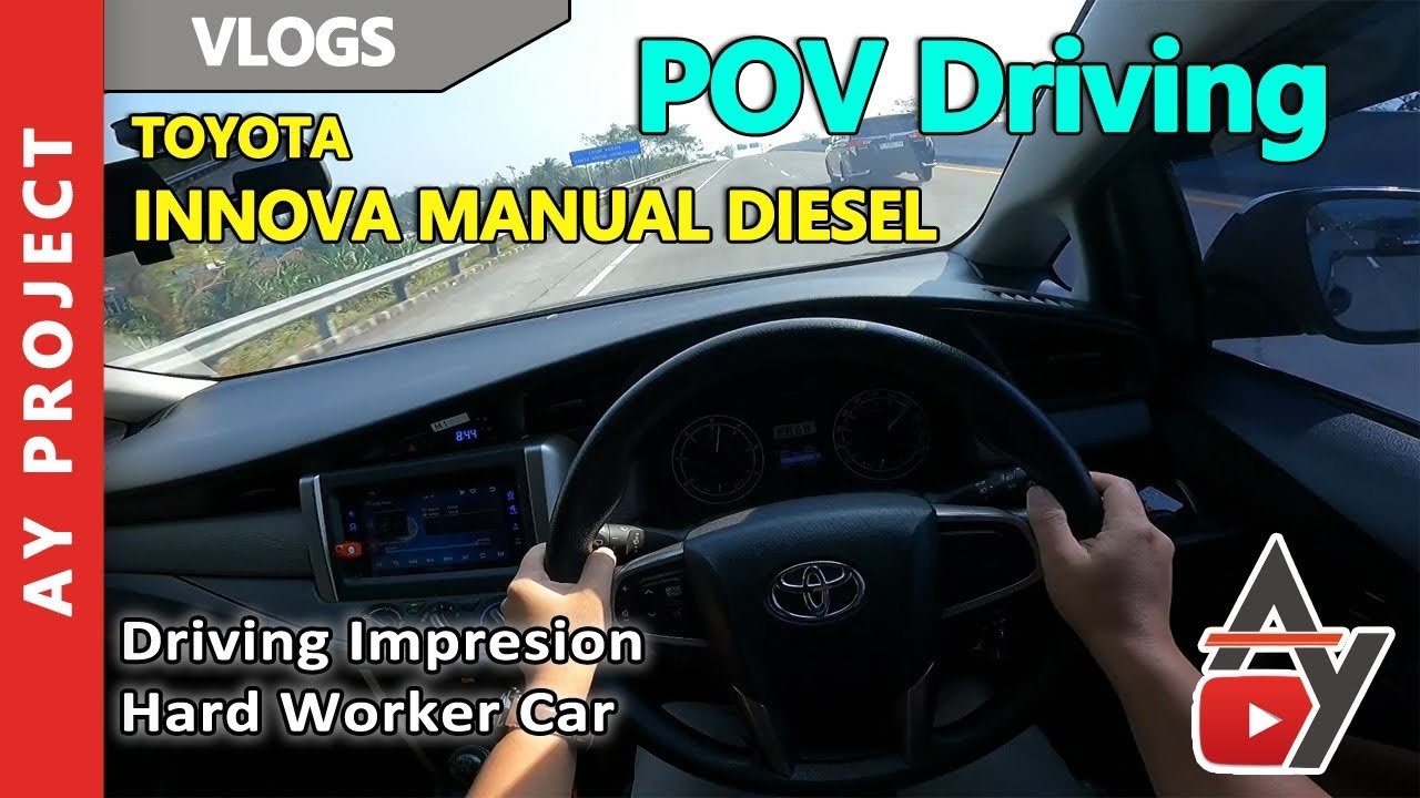 POV Driving Innova Reborn Diesel Manual 2019 - High Speed Toll Cruising