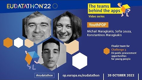 Meet the team behind YouthPOP (EU Datathon 2022)