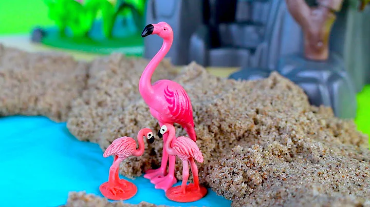 Fun Dioramas for Animal Figurines - Learn Wild Zoo Animals Names For Kids