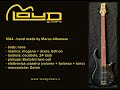 Loud MA4 - hand made by Marco Albanese - neck + bridge pickup slap sound sample