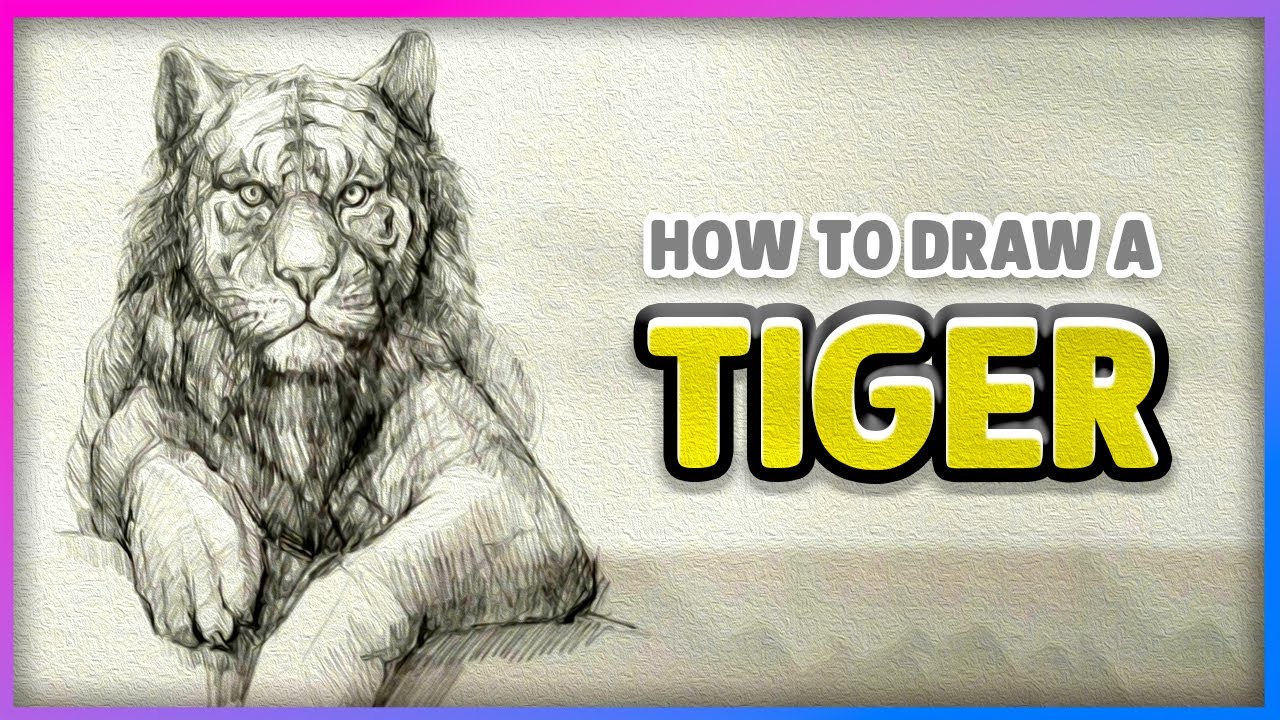 How to Draw a Realistic Tiger Face 🐯 | Easy Pencil Sketch Tutorial for Beginners