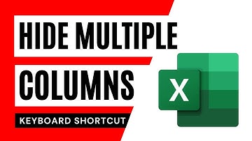 How To Hide Multiple Columns in Excel