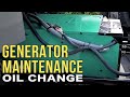 ONAN RV GENERATOR MAINTENANCE || Change The Oil, Replace The Air Filter, & Clean The Spark Arrestor