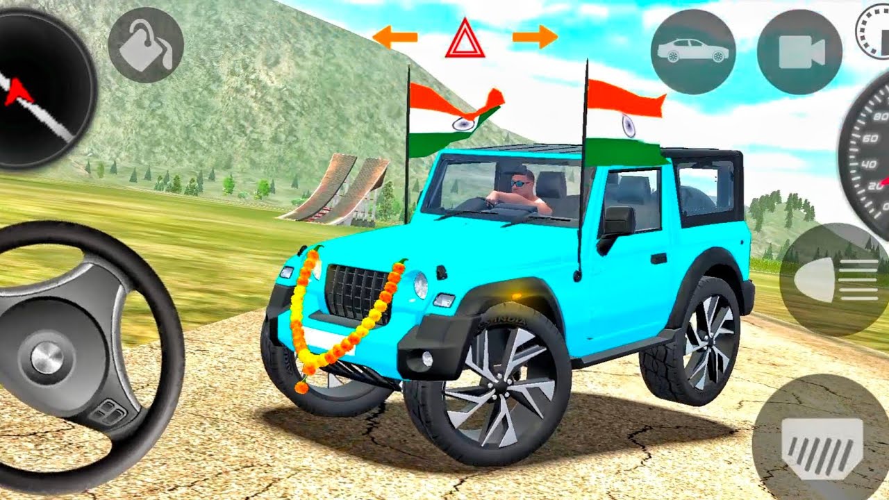 Modified Mahindra Thar😈Games:Indian Blue Thar (Gadi Wala Games) Car Game Android Game - #2026