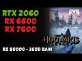 RTX 2060 x RX 6600 x RX 7600 | RYZEN 5 8600G | BENCHMARK | HOGWARTS LEGACY | 16GB RAM