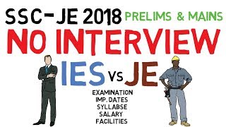 SSC-JE 2018 - No Interview/Great Opportunity - IES vs JE