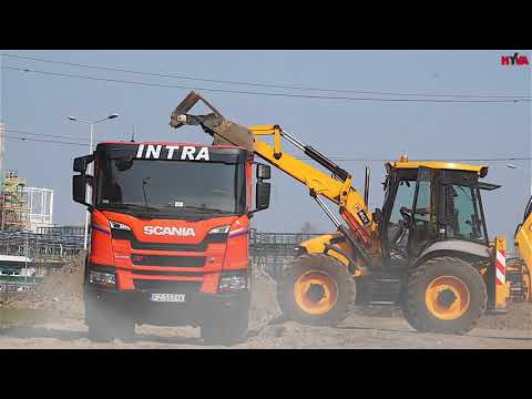 ntg-scania-xt-tipper-in-action---real-work