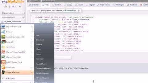 Video Tutorial Cara Membuat Database (Form Pendaftaran Mahasiswa Baru)