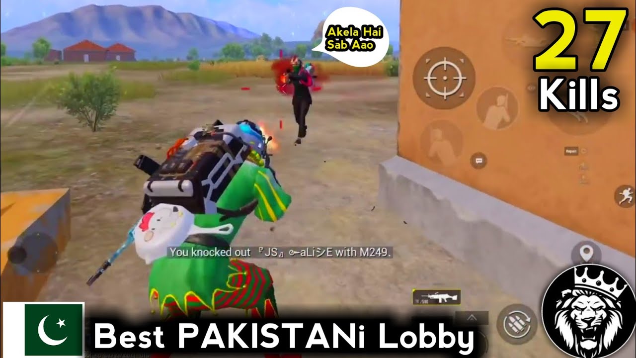 Best PAKISTANi Lobby – 27 Kills – Star ANONYMOUS – PUBG MOBILE